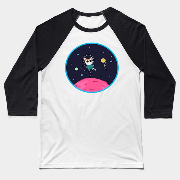 Kitty Cats Baseball T-Shirt by Dody